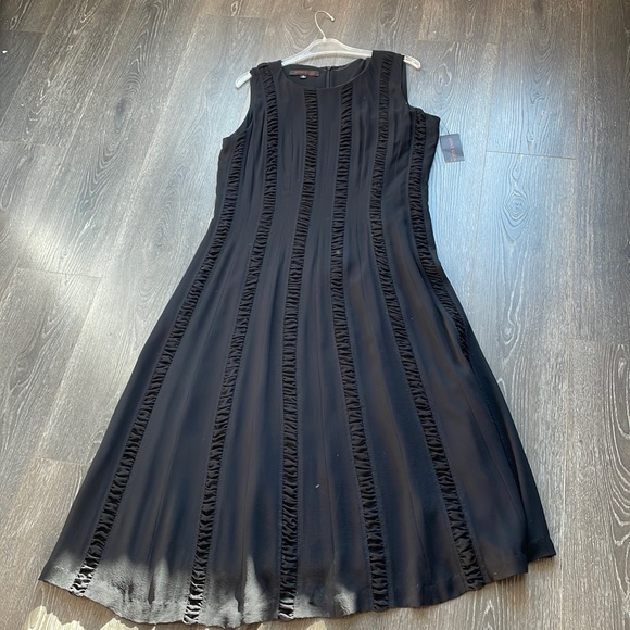 Anne Klein Dresses & Skirts - NWT Vintage Anne Klein Silk Black Sleeveless Dress Size 16